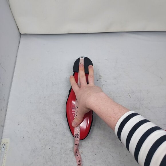 Christian Louboutin Black Velvet Bejeweled Sweet Jane Buckle Flat Shoe - Picture 7 of 12